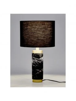 Westwing Collection Glam-Tischlampe Miranda mit Marmorfu&szlig;, Ø 28 x H 48 cm -Leuchten Verkaufsladen Glam Tischlampe Miranda mit Marmorfuss 3