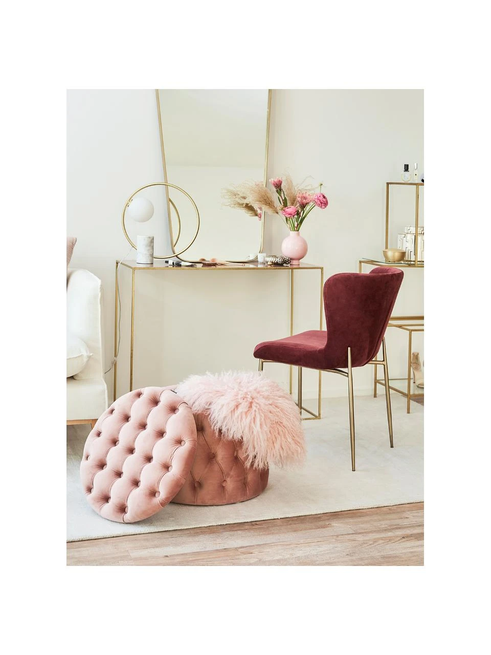 Westwing Collection Glam-Tischlampe Soho mit Marmorfuß, B 40 x H 42 cm 4 Westwing Collection Glam-Tischlampe Soho mit Marmorfuß, B 40 x H 42 cm – Bild 2