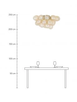 By Rydens Glaskugel-Deckenleuchte Gross, Ø 50 x H 27 cm -Leuchten Verkaufsladen Glaskugel Deckenleuchte Gross 2