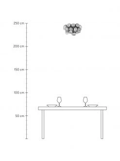 By Rydens Glaskugel-Deckenleuchte Gross, Ø 50 x H 27 cm 10 By Rydens Glaskugel-Deckenleuchte Gross, Ø 50 x H 27 cm -Leuchten Verkaufsladen Glaskugel Deckenleuchte Gross 8