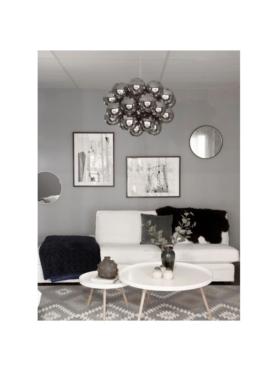 By Rydens Glaskugel Pendelleuchte Gross Grande, Ø 62 x H 50 cm 4 By Rydens Glaskugel Pendelleuchte Gross Grande, Ø 62 x H 50 cm – Bild 2