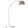 Gro&szlig;e Bogenlampe Brok mit Antik-Finish, B 121 x H 196 cm