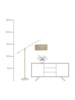 Westwing Collection Große Bogenlampe Lisana mit Marmorfuß, Ø 50 x H 171 cm 11 Westwing Collection Große Bogenlampe Lisana mit Marmorfuß, Ø 50 x H 171 cm -Leuchten Verkaufsladen Grosse Bogenlampe Lisana mit Marmorfuss 3