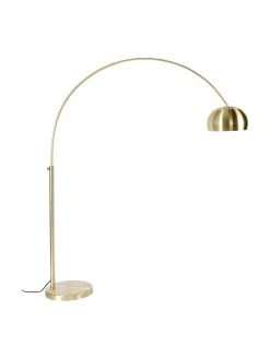 Zuiver Gro&szlig;e Bogenlampe Metal Bow in Messing, B 170 x H 205 cm