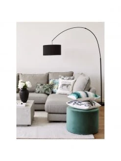 Westwing Collection Gro&szlig;e Bogenlampe Niels in Schwarz, Ø 50 x H 218 cm -Leuchten Verkaufsladen Grosse Bogenlampe Niels in Schwarz 2