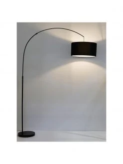 Westwing Collection Gro&szlig;e Bogenlampe Niels in Schwarz, Ø 50 x H 218 cm -Leuchten Verkaufsladen Grosse Bogenlampe Niels in Schwarz 4