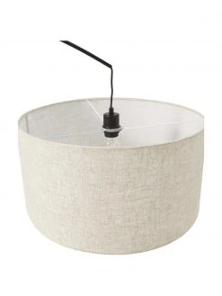 Westwing Collection Gro&szlig;e Bogenlampe Niels in Schwarz-Beige, Ø 50 x H 218 cm -Leuchten Verkaufsladen Grosse Bogenlampe Niels in Schwarz Beige 5