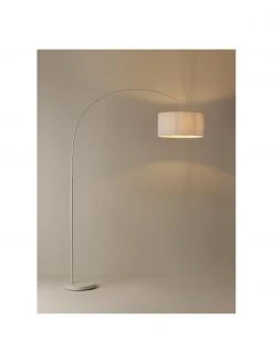 Westwing Collection Gro&szlig;e Bogenlampe Niels in Wei&szlig;, Ø 50 x H 218 cm -Leuchten Verkaufsladen Grosse Bogenlampe Niels in Weiss 3