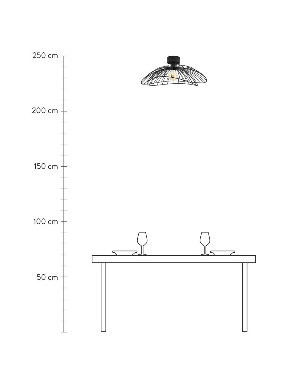 Globen Lighting Große Decken- und Wandleuchte Ray, Ø 60 x H 20 cm 5 Globen Lighting Große Decken- und Wandleuchte Ray, Ø 60 x H 20 cm – Bild 3