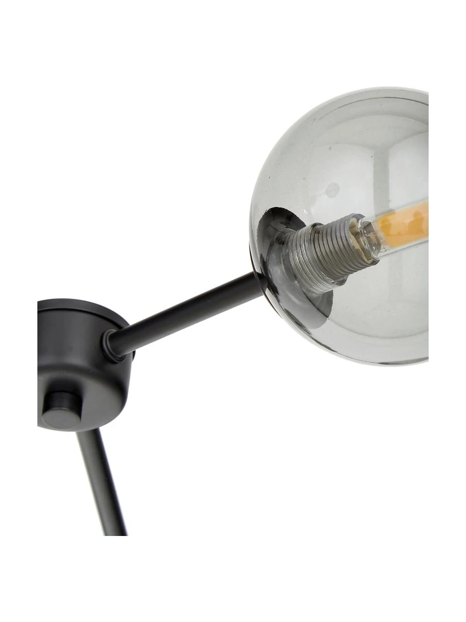 Westwing Collection Große Deckenleuchte Aurelia in Schwarz, B 110 x H 32 cm 8 Westwing Collection Große Deckenleuchte Aurelia in Schwarz, B 110 x H 32 cm – Bild 6