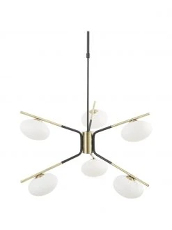 Westwing Collection Gro&szlig;e Design Pendelleuchte Guna, Ø 70 cm