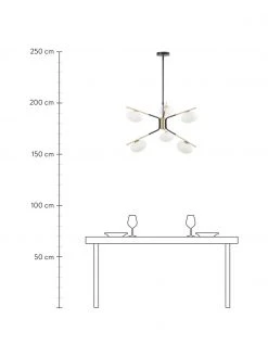 Westwing Collection Große Design Pendelleuchte Guna, Ø 70 cm 11 Westwing Collection Große Design Pendelleuchte Guna, Ø 70 cm -Leuchten Verkaufsladen Grosse Design Pendelleuchte Guna 3