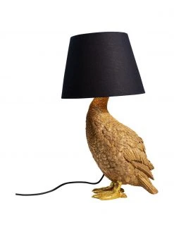 Kare Design Gro&szlig;e Design Tischlampe Duck, B 31 x H 58 cm