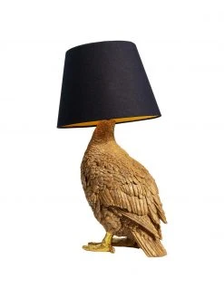 Kare Design Gro&szlig;e Design Tischlampe Duck, B 31 x H 58 cm -Leuchten Verkaufsladen Grosse Design Tischlampe Duck 3