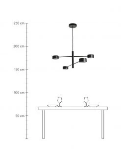 Nordlux Gro&szlig;e Dimmbare LED-Pendelleuchte Clyde, B 90 x H 22 cm -Leuchten Verkaufsladen Grosse Dimmbare LED Pendelleuchte Clyde 3