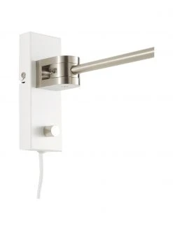 Marksl&ouml;jd Gro&szlig;e Dimmbare Wandleuchte Larry mit Stecker, T 41 x H 24 cm -Leuchten Verkaufsladen Grosse Dimmbare Wandleuchte Larry mit Stecker 11