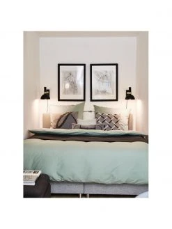 Marksl&ouml;jd Gro&szlig;e Dimmbare Wandleuchte Larry mit Stecker, T 41 x H 24 cm -Leuchten Verkaufsladen Grosse Dimmbare Wandleuchte Larry mit Stecker 2