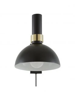 Marksl&ouml;jd Gro&szlig;e Dimmbare Wandleuchte Larry mit Stecker, T 41 x H 24 cm -Leuchten Verkaufsladen Grosse Dimmbare Wandleuchte Larry mit Stecker 4