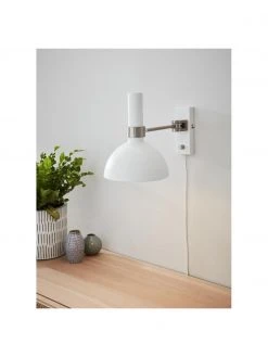 Marksl&ouml;jd Gro&szlig;e Dimmbare Wandleuchte Larry mit Stecker, T 41 x H 24 cm -Leuchten Verkaufsladen Grosse Dimmbare Wandleuchte Larry mit Stecker 7