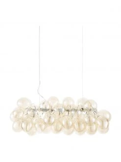 By Rydens Gro&szlig;e Glaskugel Pendelleuchte Gross Bar, B 80 x H 36 cm