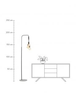 It's about Romi Gro&szlig;e Industrial-Stehlampe Oslo mit Betonfu&szlig;, B 48 x H 190 cm -Leuchten Verkaufsladen Grosse Industrial Stehlampe Oslo mit Betonfuss 2