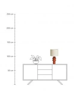 Westwing Collection Große Keramik-Tischlampe Christine in Terrakotta, Ø 28 x H 53 cm 11 Westwing Collection Große Keramik-Tischlampe Christine in Terrakotta, Ø 28 x H 53 cm -Leuchten Verkaufsladen Grosse Keramik Tischlampe Christine in Terrakotta 3