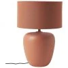 Westwing Collection Gro&szlig;e Keramik-Tischlampe Eileen in Terrakotta, Ø 33 cm x H 48 cm -Leuchten Verkaufsladen Grosse Keramik Tischlampe Eileen in Terrakotta