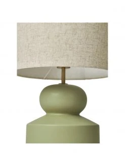 Westwing Collection Große Keramik-Tischlampe Georgina in Grün, Ø 33 x H 52 cm 12 Westwing Collection Große Keramik-Tischlampe Georgina in Grün, Ø 33 x H 52 cm -Leuchten Verkaufsladen Grosse Keramik Tischlampe Georgina in Grun 4