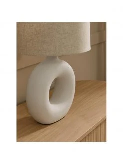 Westwing Collection Große Keramik-Tischlampe Gisella, Ø 35 x H 55 cm 11 Westwing Collection Große Keramik-Tischlampe Gisella, Ø 35 x H 55 cm -Leuchten Verkaufsladen Grosse Keramik Tischlampe Gisella 3