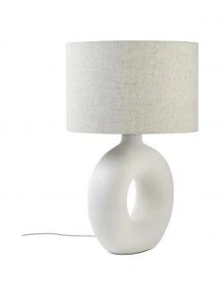 Westwing Collection Große Keramik-Tischlampe Gisella, Ø 35 x H 55 cm 13 Westwing Collection Große Keramik-Tischlampe Gisella, Ø 35 x H 55 cm -Leuchten Verkaufsladen Grosse Keramik Tischlampe Gisella 5