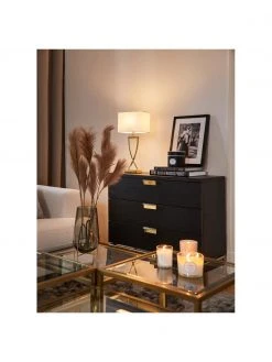 Westwing Collection Gro&szlig;e Klassische Tischlampe Vanessa in Gold, B 27 x H 52 cm -Leuchten Verkaufsladen Grosse Klassische Tischlampe Vanessa in Gold 2