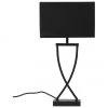 Westwing Collection Gro&szlig;e Klassische Tischlampe Vanessa in Schwarz, B 27 x H 52 cm -Leuchten Verkaufsladen Grosse Klassische Tischlampe Vanessa in Schwarz