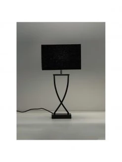Westwing Collection Gro&szlig;e Klassische Tischlampe Vanessa in Schwarz, B 27 x H 52 cm -Leuchten Verkaufsladen Grosse Klassische Tischlampe Vanessa in Schwarz 4