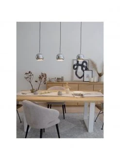 Frandsen Gro&szlig;e Kugel-Pendelleuchte Ball in Chromfarben, B 100 x H 18 cm -Leuchten Verkaufsladen Grosse Kugel Pendelleuchte Ball in Chromfarben 3