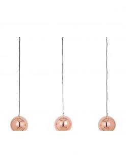 Frandsen Gro&szlig;e Kugel-Pendelleuchte Ball in Kupferfarben, B 100 x H 18 cm