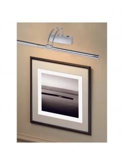 Searchlight Gro&szlig;e LED-Bilderleuchte Picture mit Schalter in Chrom, B 68 x H 12 cm -Leuchten Verkaufsladen Grosse LED Bilderleuchte Picture mit Schalter in Chrom 2