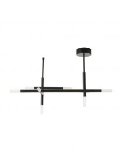 Westwing Collection Große LED-Deckenleuchte Gratia in Schwarz, B 76 x H 50 cm 10 Westwing Collection Große LED-Deckenleuchte Gratia in Schwarz, B 76 x H 50 cm -Leuchten Verkaufsladen Grosse LED Deckenleuchte Gratia in Schwarz 2