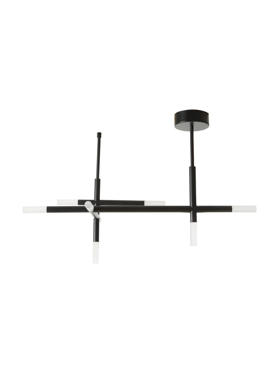 Westwing Collection Große LED-Deckenleuchte Gratia in Schwarz, B 76 x H 50 cm 5 Westwing Collection Große LED-Deckenleuchte Gratia in Schwarz, B 76 x H 50 cm – Bild 3