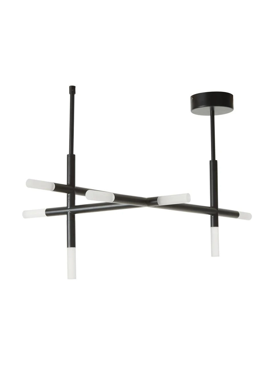 Westwing Collection Große LED-Deckenleuchte Gratia in Schwarz, B 76 x H 50 cm 3 Westwing Collection Große LED-Deckenleuchte Gratia in Schwarz, B 76 x H 50 cm