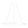 Gro&szlig;e LED-Pendelleuchte Breda in Wei&szlig;, Ø 70 x H 200 cm -Leuchten Verkaufsladen Grosse LED Pendelleuchte Breda in Weiss