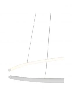 Gro&szlig;e LED-Pendelleuchte Breda in Wei&szlig;, Ø 70 x H 200 cm -Leuchten Verkaufsladen Grosse LED Pendelleuchte Breda in Weiss 5