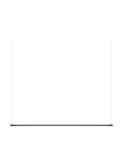 Gro&szlig;e LED-Pendelleuchte Elettra, B 120 x H 2 cm