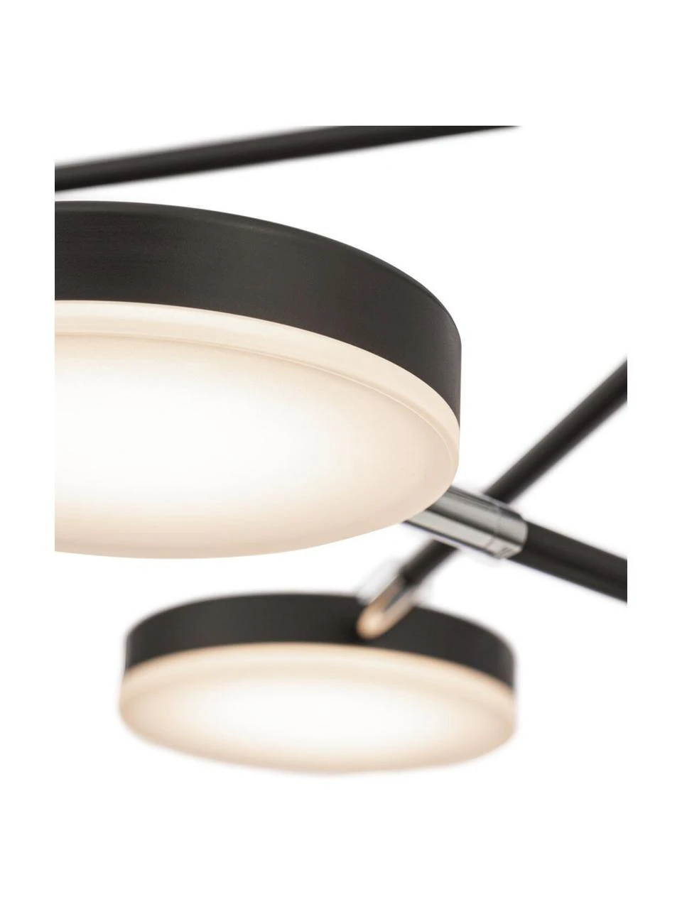 Große LED-Pendelleuchte Fad in Schwarz, B 89 x H 62 cm 6 Große LED-Pendelleuchte Fad in Schwarz, B 89 x H 62 cm – Bild 4