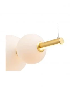 Gro&szlig;e LED-Pendelleuchte Freccia in Gold, B 131 x H 22 cm -Leuchten Verkaufsladen Grosse LED Pendelleuchte Freccia in Gold 4