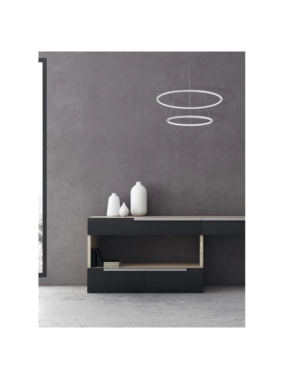 Große LED-Pendelleuchte Orion, Ø 60 x H 50 cm 3 Große LED-Pendelleuchte Orion, Ø 60 x H 50 cm – Bild 2