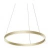 Gro&szlig;e LED-Pendelleuchte Rim in Gold, Ø 60 x H 40 cm