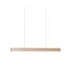 Gro&szlig;e LED-Pendelleuchte Timber aus Holz, B 65 x T 9 cmNur noch wenige verfügbar