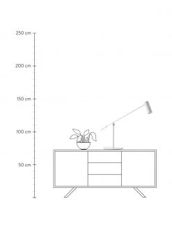 Gro&szlig;e LED-Schreibtischlampe Wova, B 20 x H 74 cm -Leuchten Verkaufsladen Grosse LED Schreibtischlampe Wova 2