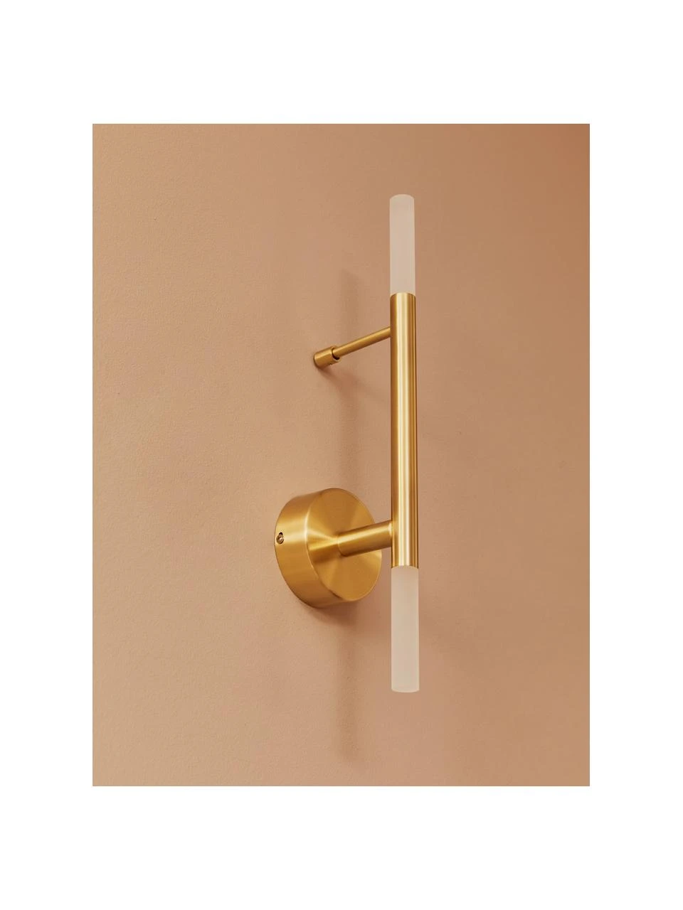 Westwing Collection Große LED-Wandleuchte Gratia in Gold, B 10 x H 45 cm 8 Westwing Collection Große LED-Wandleuchte Gratia in Gold, B 10 x H 45 cm – Bild 6