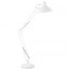 Gro&szlig;e Leselampe Job in Wei&szlig;, Ø 38 x H 180 cm